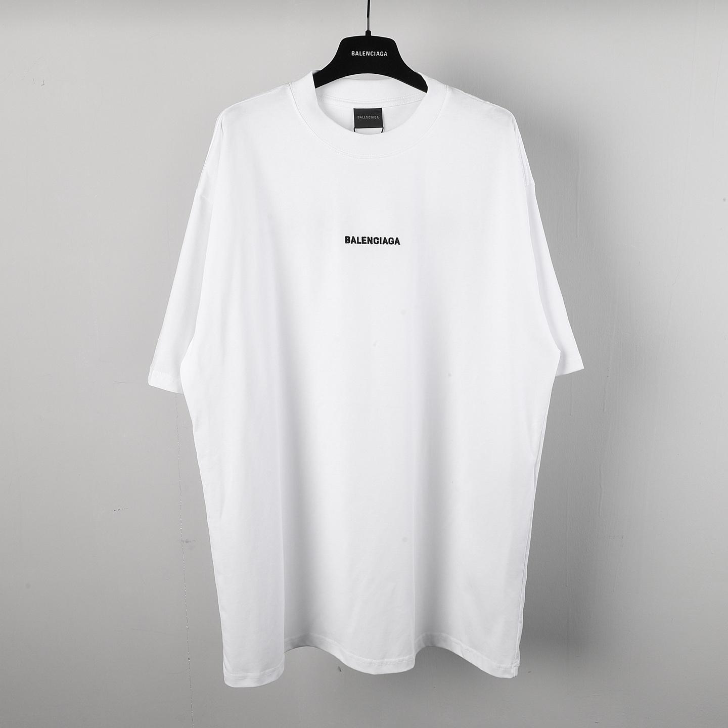 Balenciaga Logo-embroidered T-shirt - DesignerGu