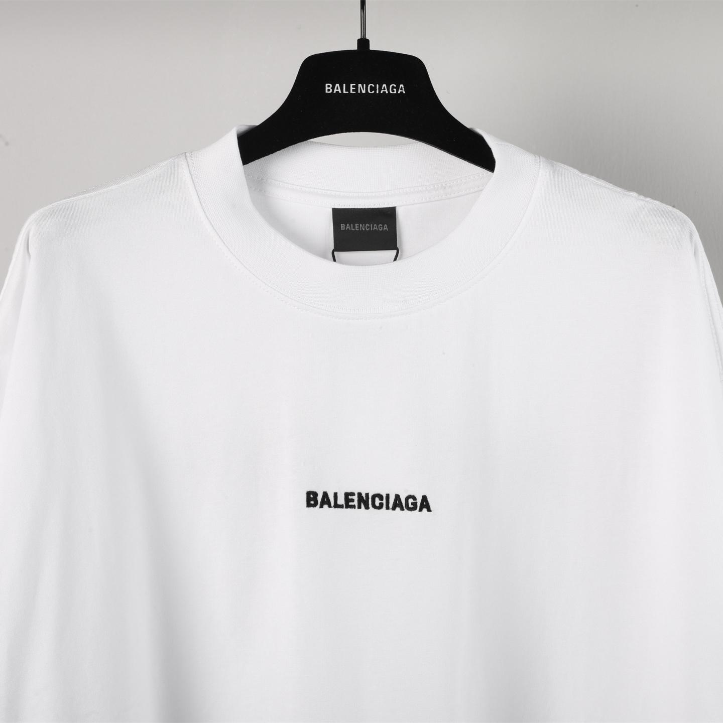 Balenciaga Logo-embroidered T-shirt - DesignerGu