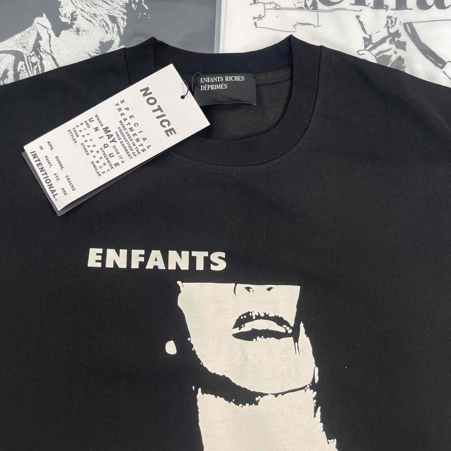 Enfants Riches Déprimés The Lydia T-Shirt 'Faded Black/White' - DesignerGu