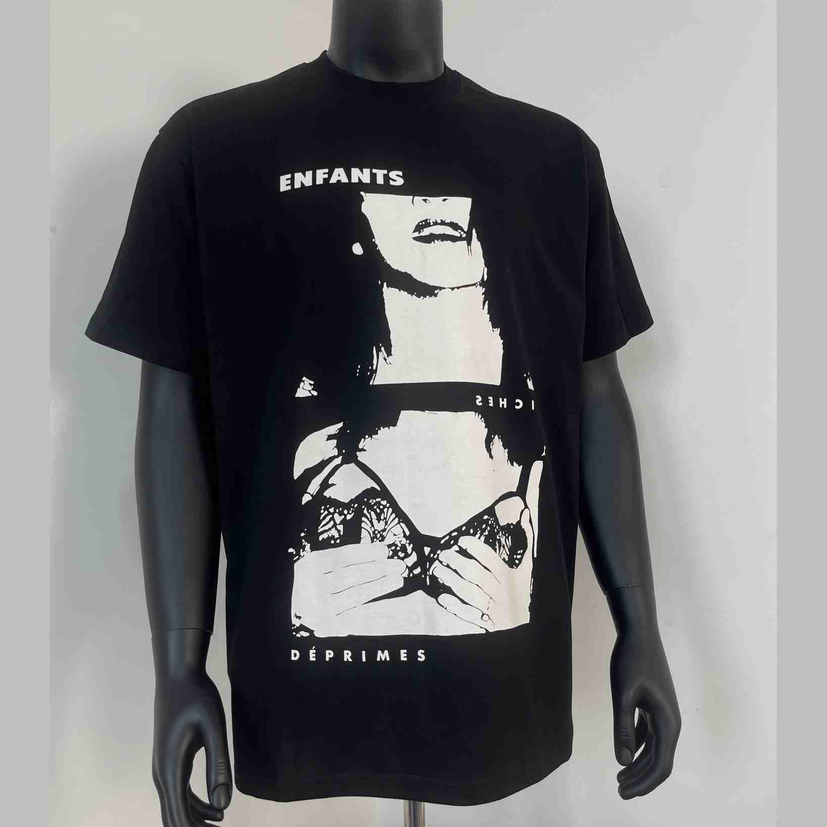 Enfants Riches Déprimés The Lydia T-Shirt 'Faded Black/White' - DesignerGu