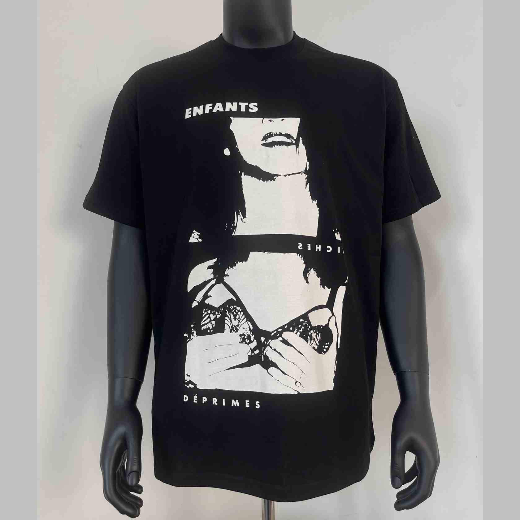 Enfants Riches Déprimés The Lydia T-Shirt 'Faded Black/White' - DesignerGu