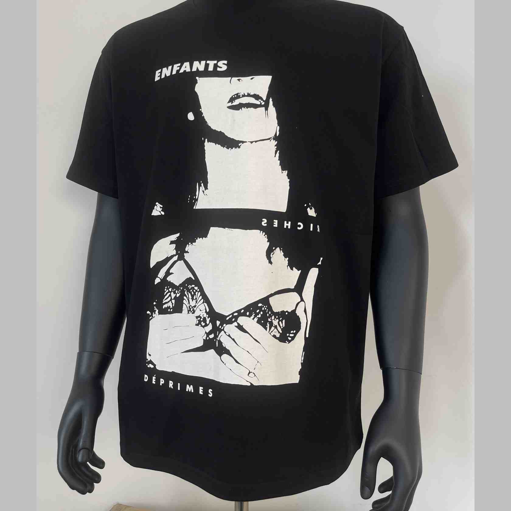 Enfants Riches Déprimés The Lydia T-Shirt 'Faded Black/White' - DesignerGu