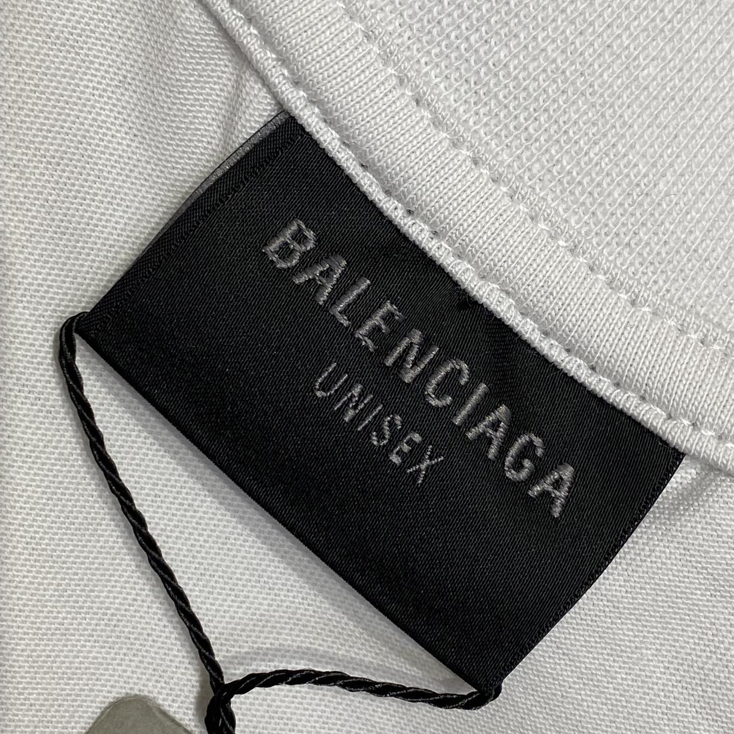 Balenciaga Unity Sports Icon Oversized T-Shirt In Dirty White - DesignerGu