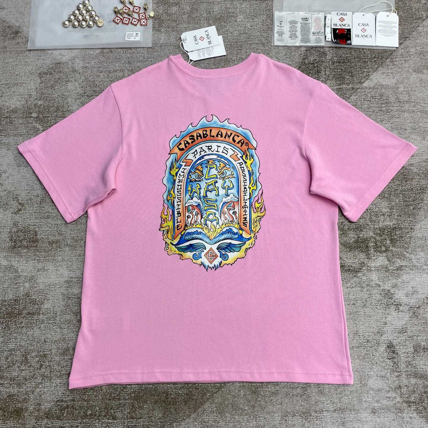 Casablanca Casa Way Skate Printed T-shirt   C982 - DesignerGu