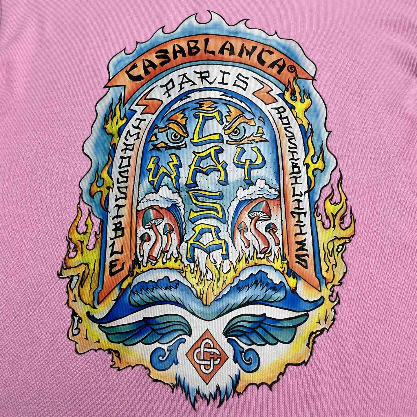 Casablanca Casa Way Skate Printed T-shirt   C982 - DesignerGu