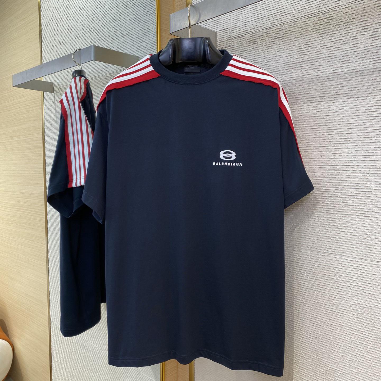 Balenciaga Unity Sports Icon T-Shirt Oversized In Faded Black - DesignerGu