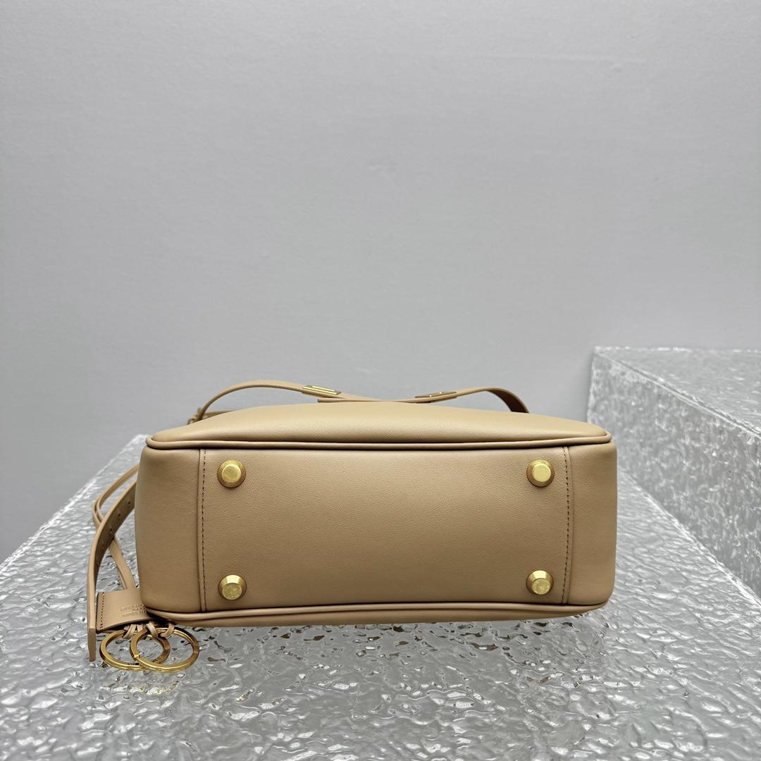 Balenciaga Bel Air Hobo Bag Small In Latte - DesignerGu