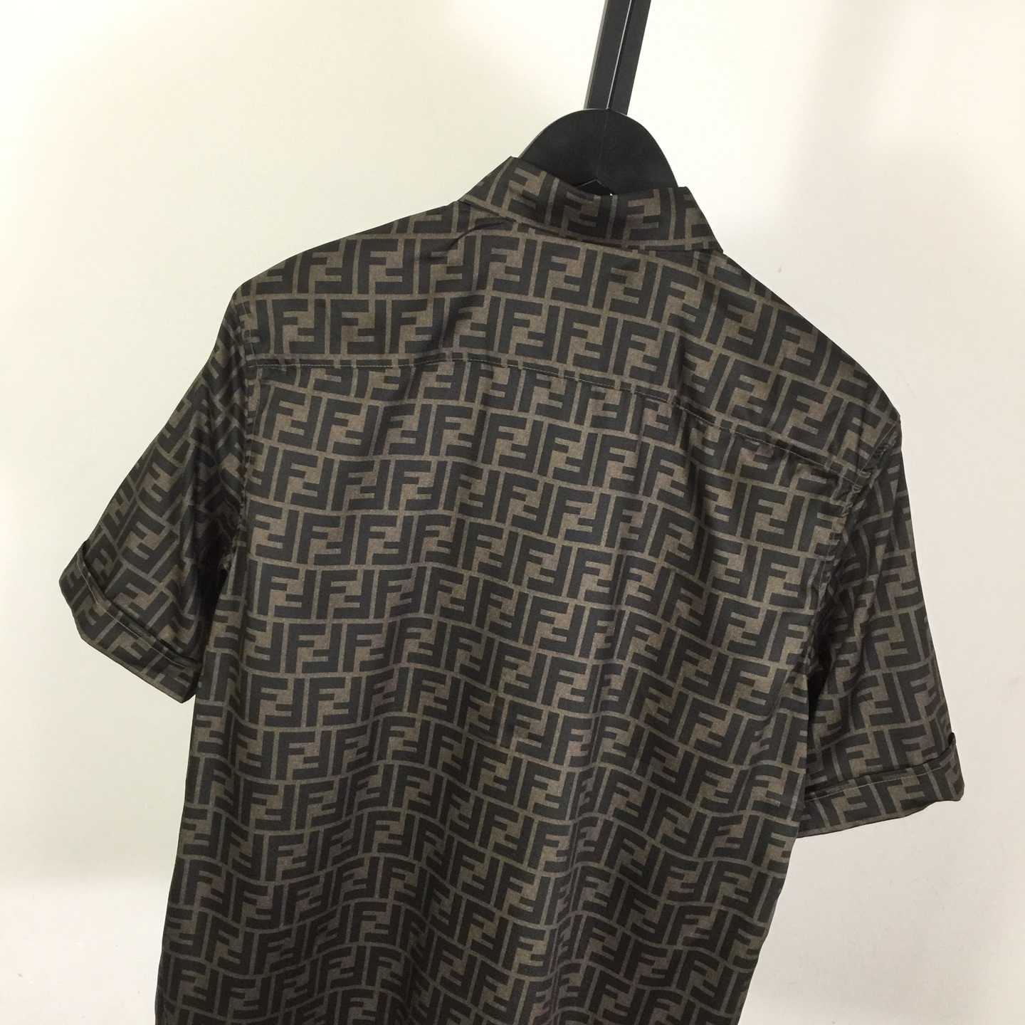 Fendi Brown Silk Shirt - DesignerGu