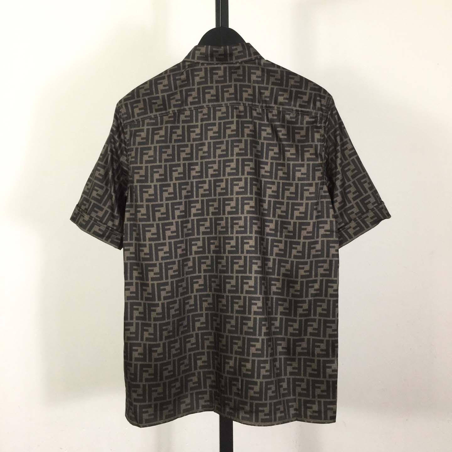 Fendi Brown Silk Shirt - DesignerGu
