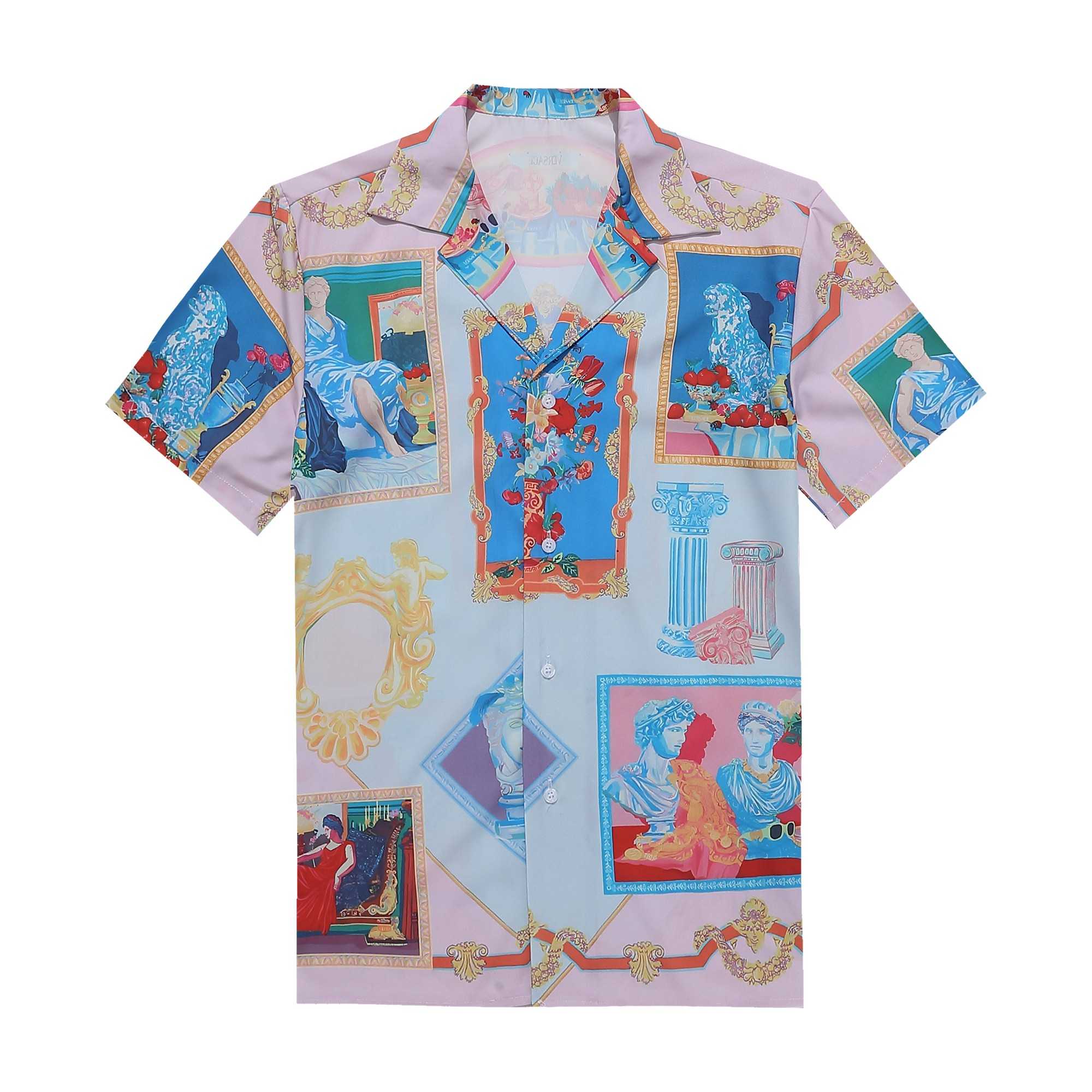 Versace Silk Shirt And Short - DesignerGu