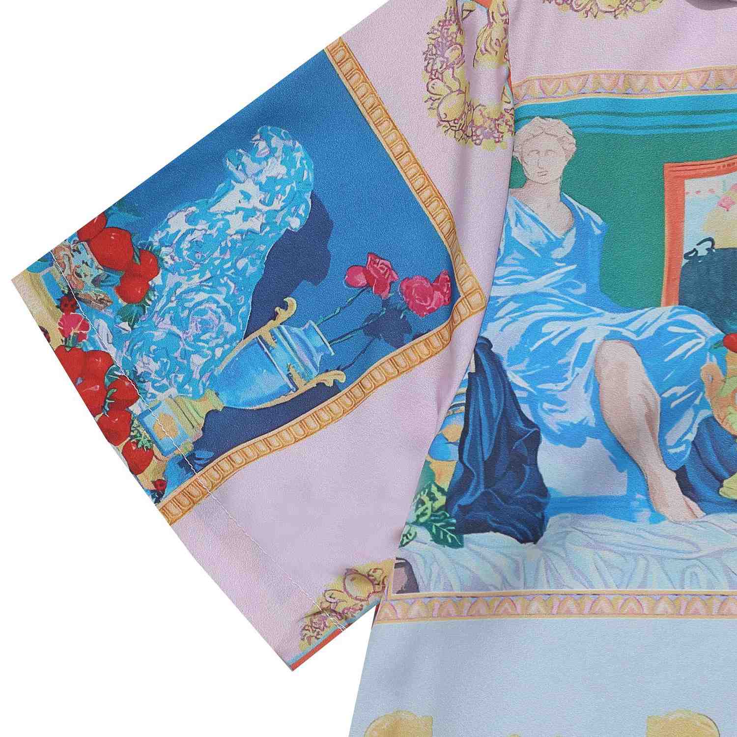 Versace Silk Shirt And Short - DesignerGu