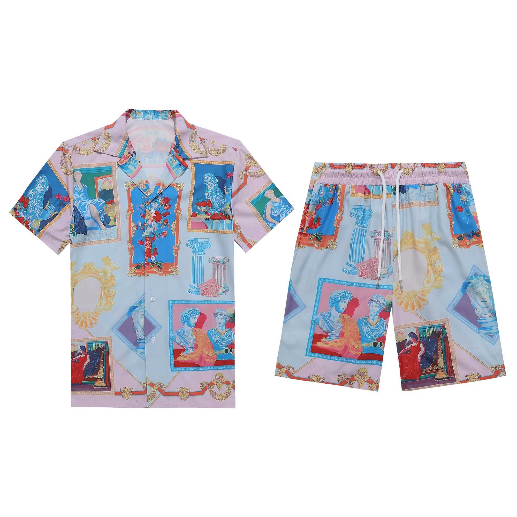 Versace Silk Shirt And Short - DesignerGu