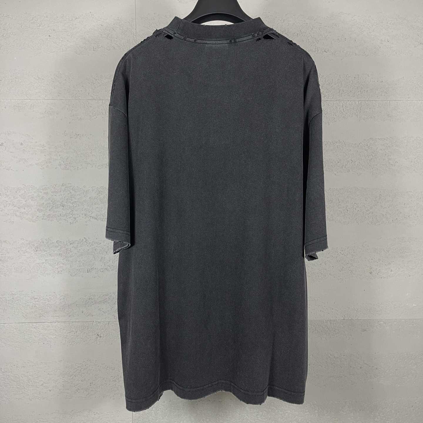 Balenciaga International Short Sleeve Cropped T-Shirt - DesignerGu