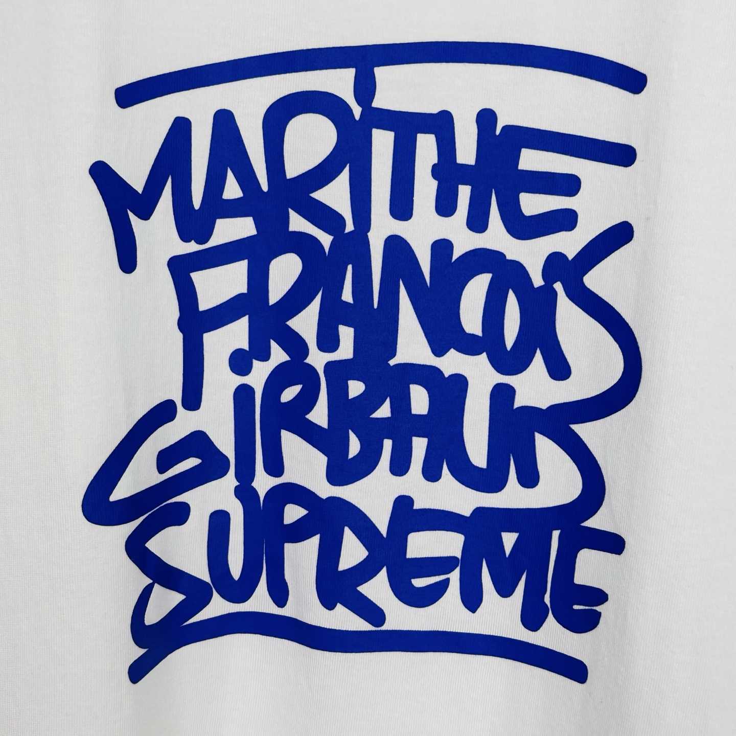 Supreme x Martithé + François Girbaud Tee 'White' - DesignerGu