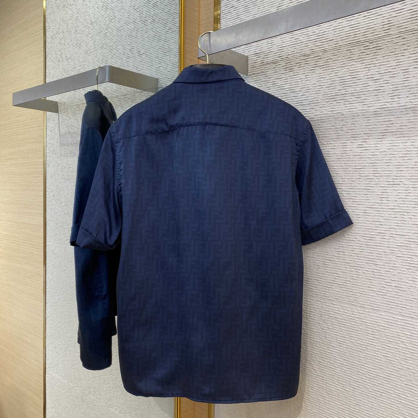 Fendi Allover Logo Printed Buttoned Shirt - DesignerGu