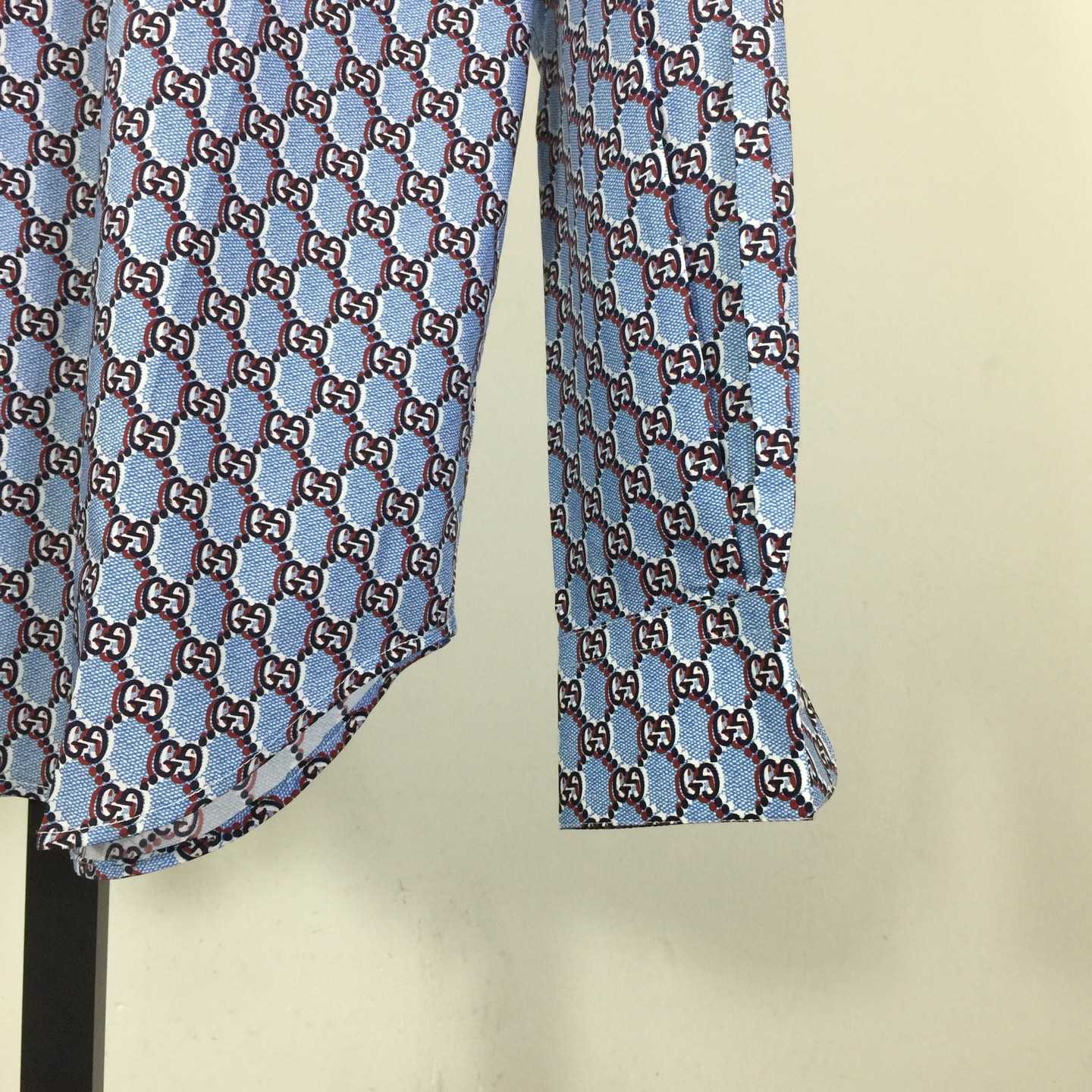 Gucci Printed Cotton Shirt  - DesignerGu