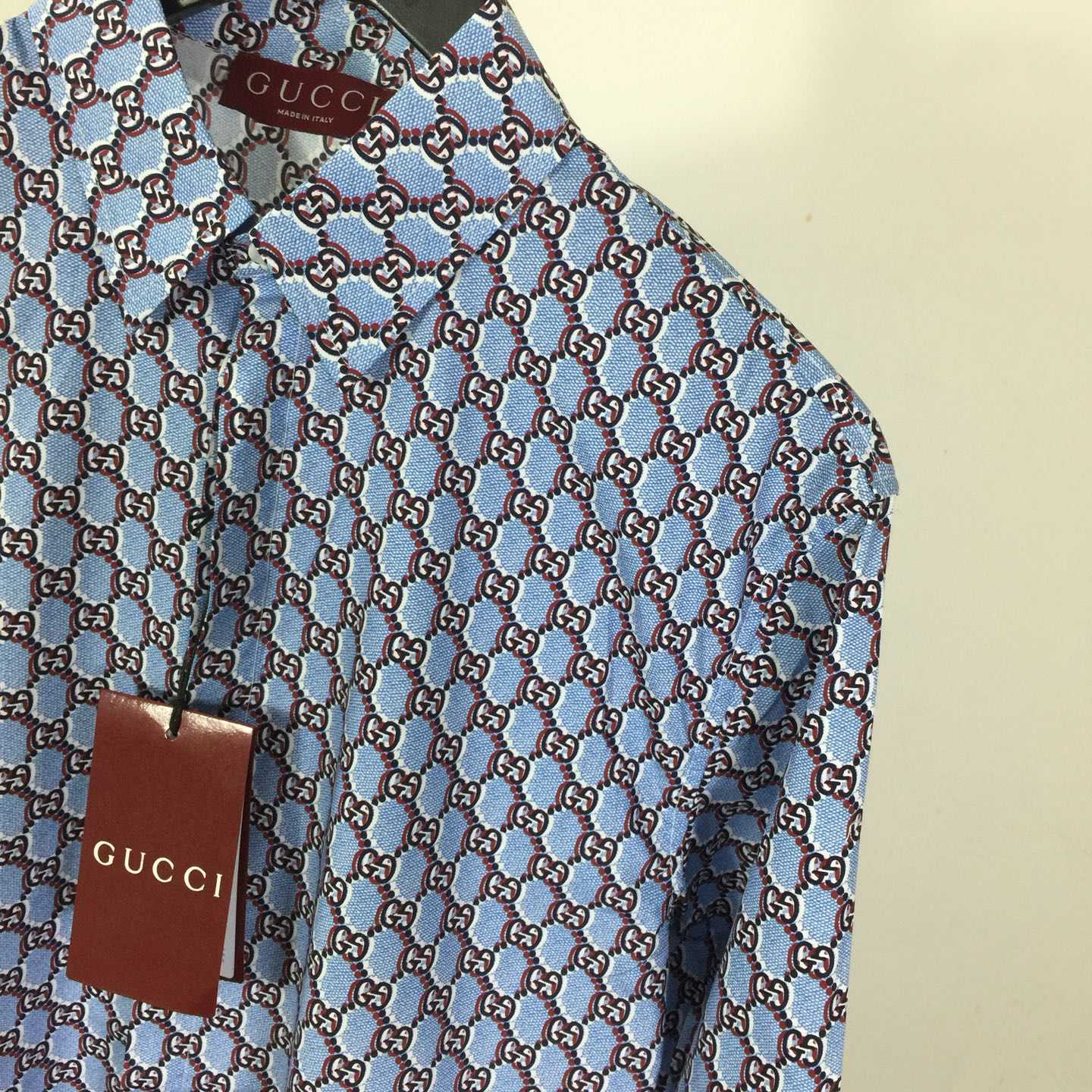 Gucci Printed Cotton Shirt  - DesignerGu