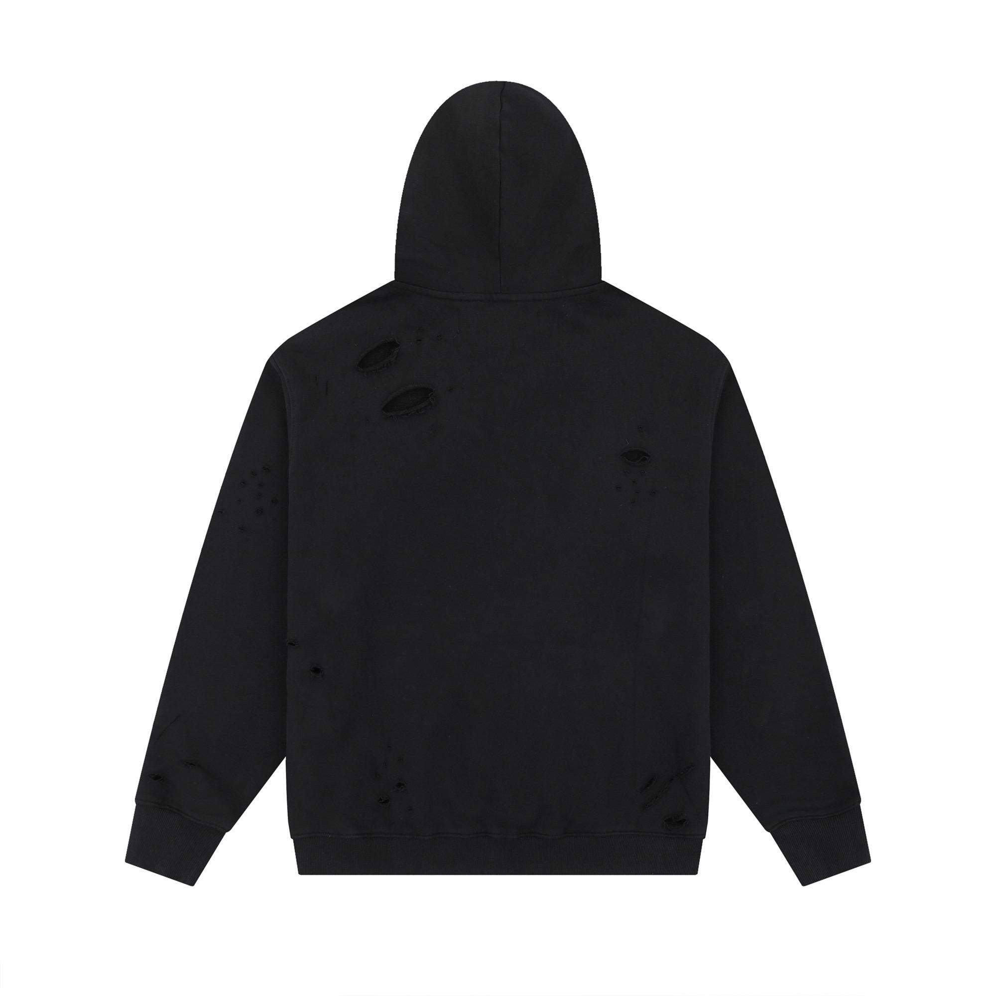 LostShdws OG Logo Hoodie Heather Black - DesignerGu