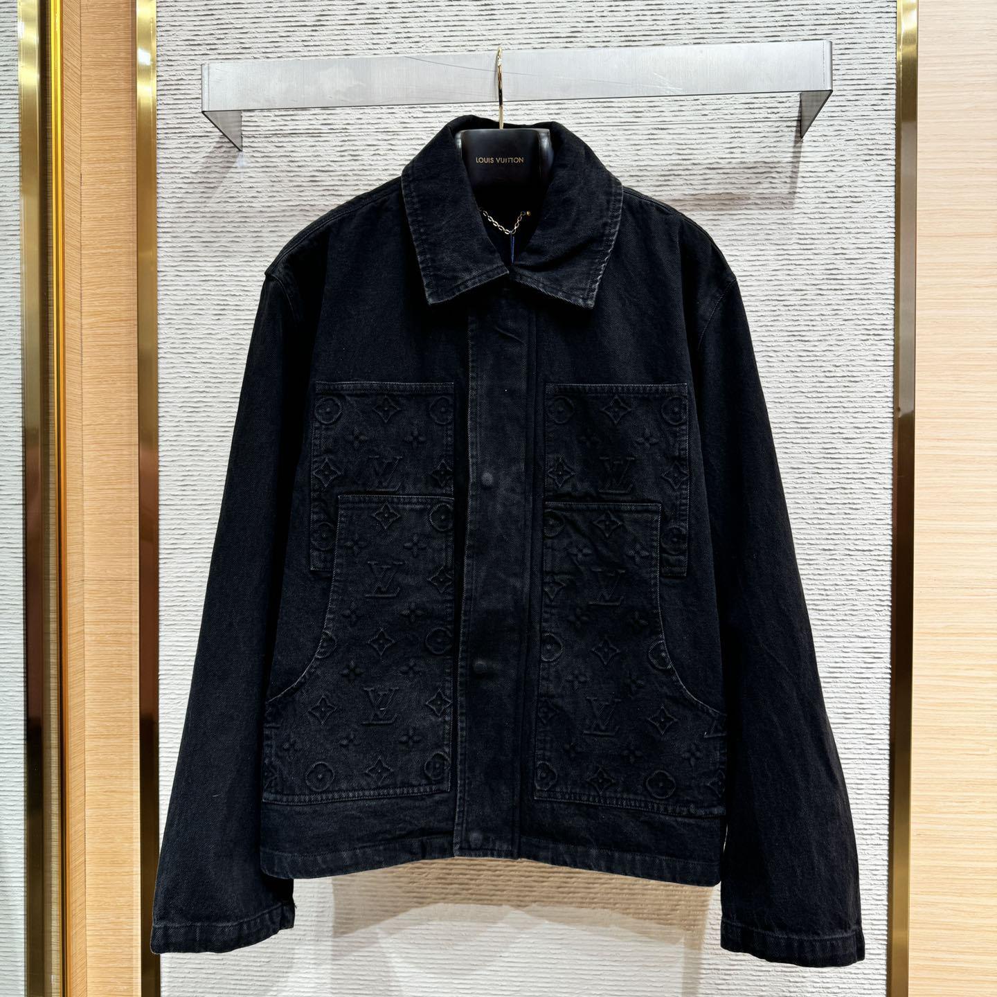 Louis Vuitton Workwear Denim Jacket   1AFVA6 - DesignerGu