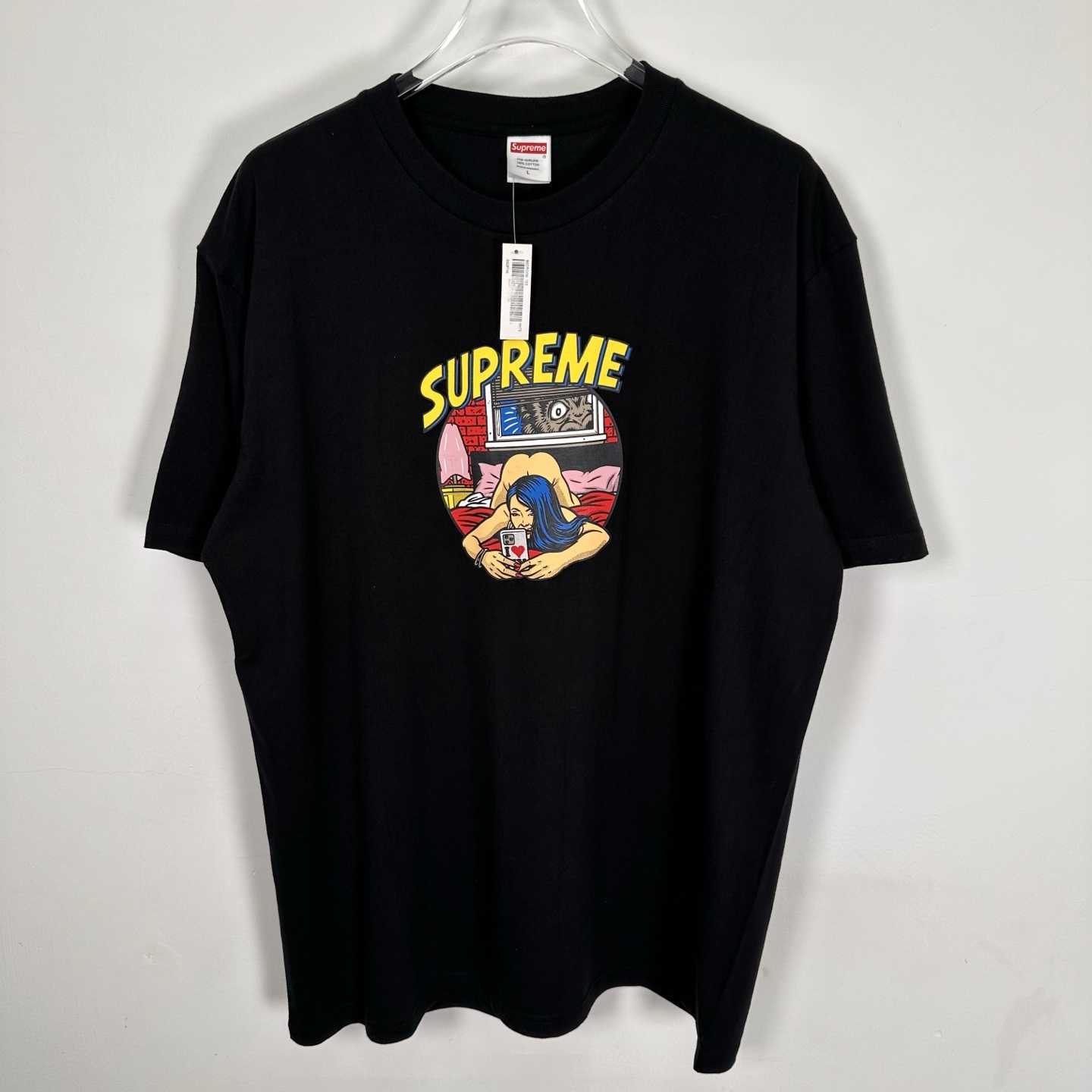 Supreme Bedroom Tee 'Black' - DesignerGu