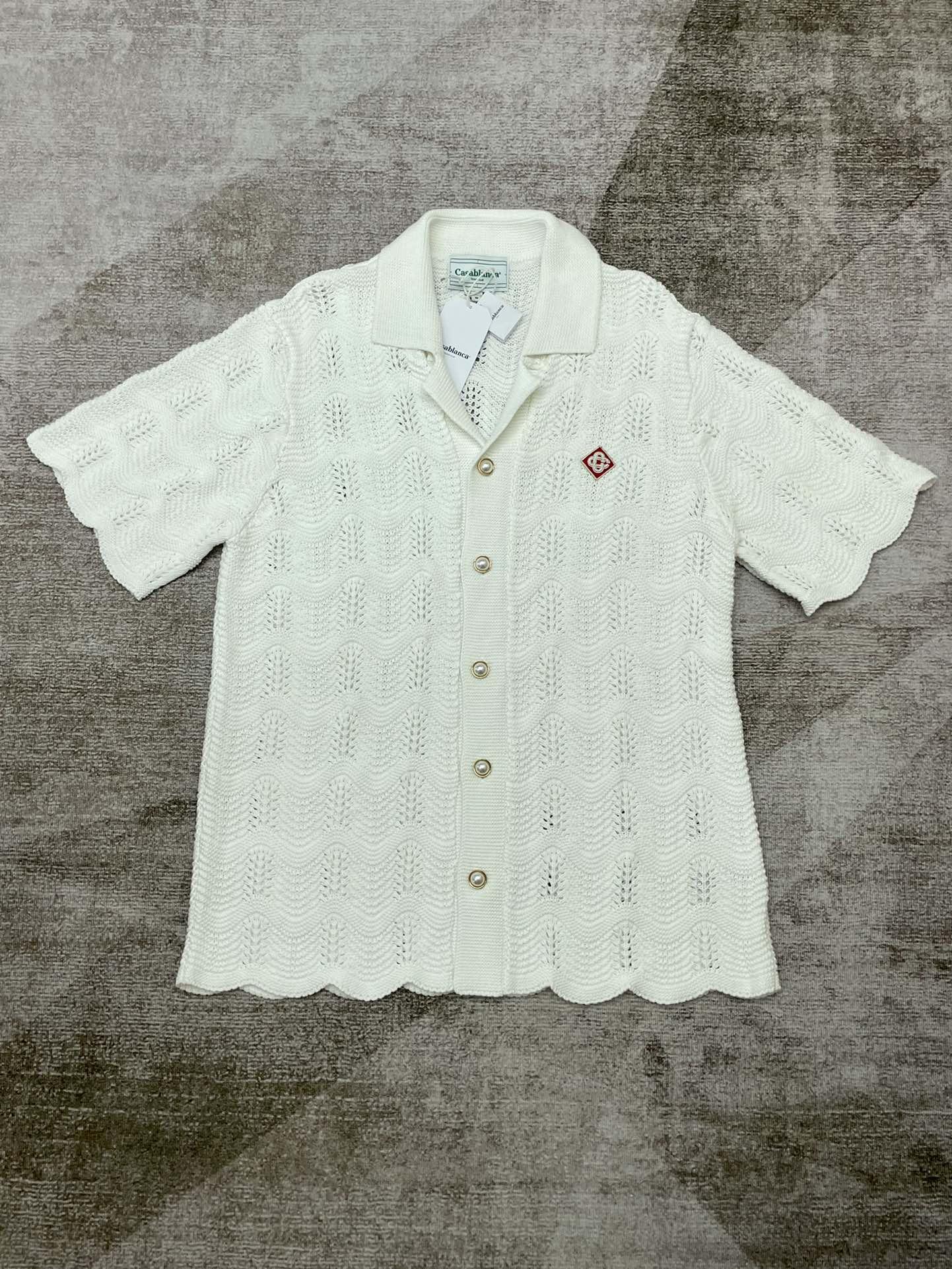 Casablanca Wave Shirt   D0033 - DesignerGu