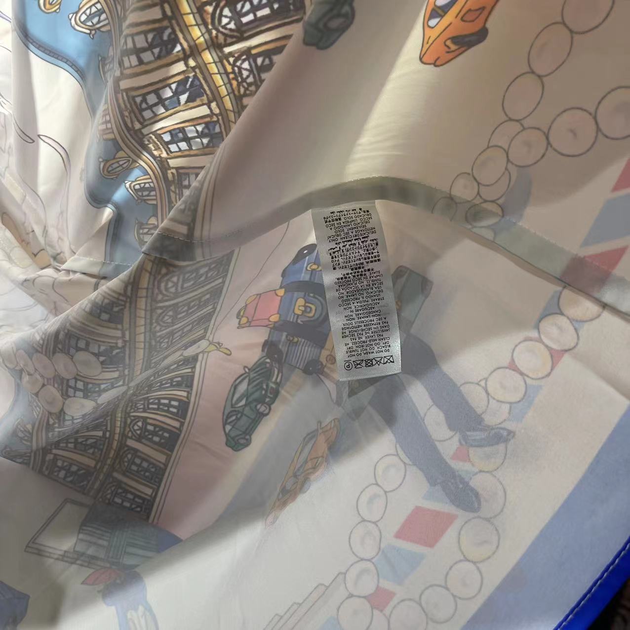 Casablanca Long-Sleeve Silk Shirt 'Place Casa' - DesignerGu