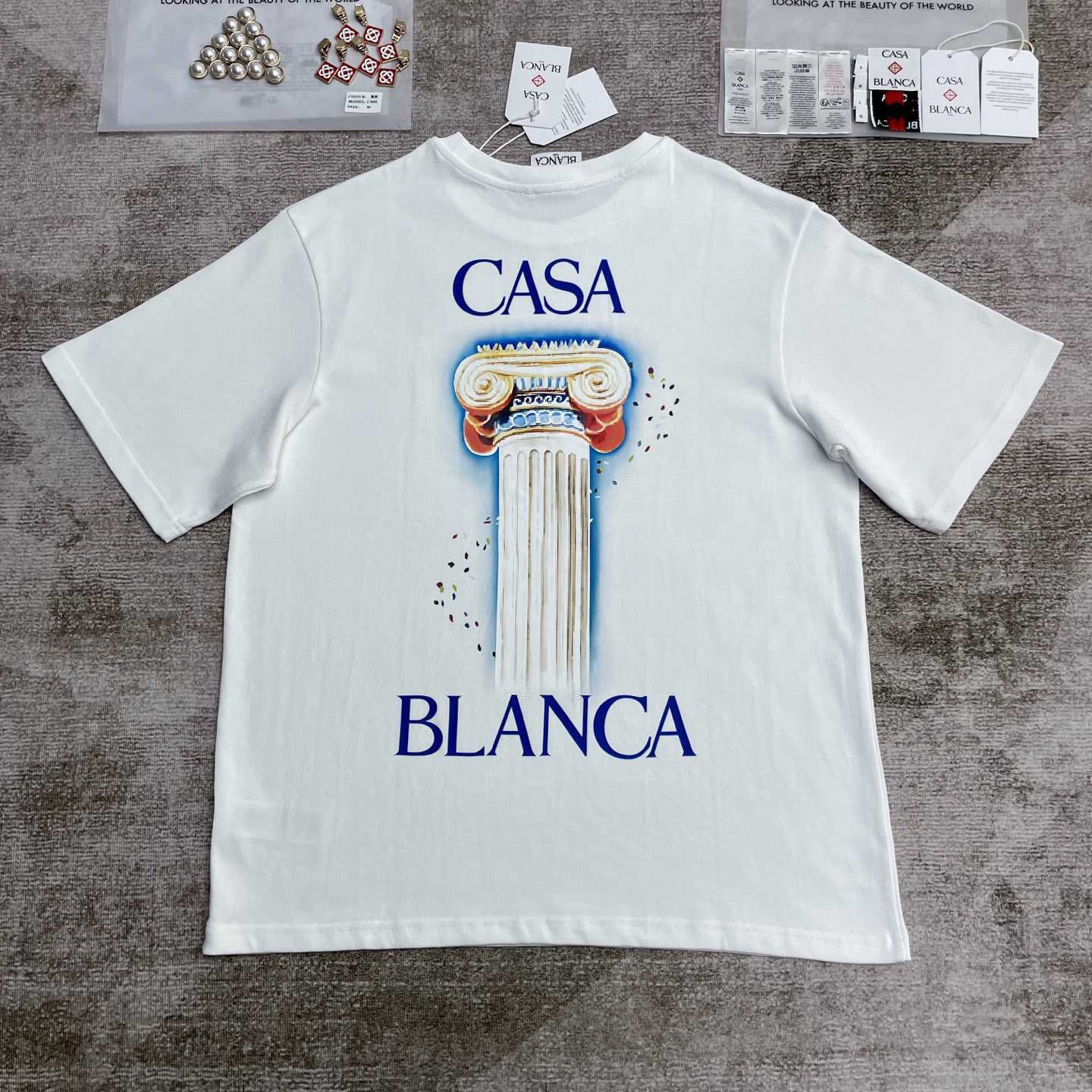 Casablanca La Colonne T-Shirt   C955 - DesignerGu