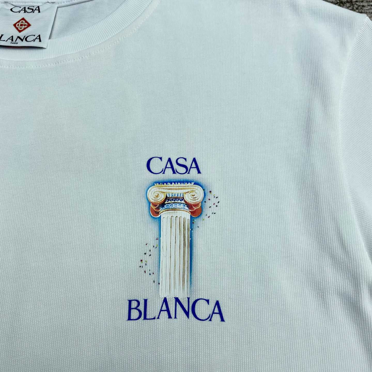 Casablanca La Colonne T-Shirt   C955 - DesignerGu