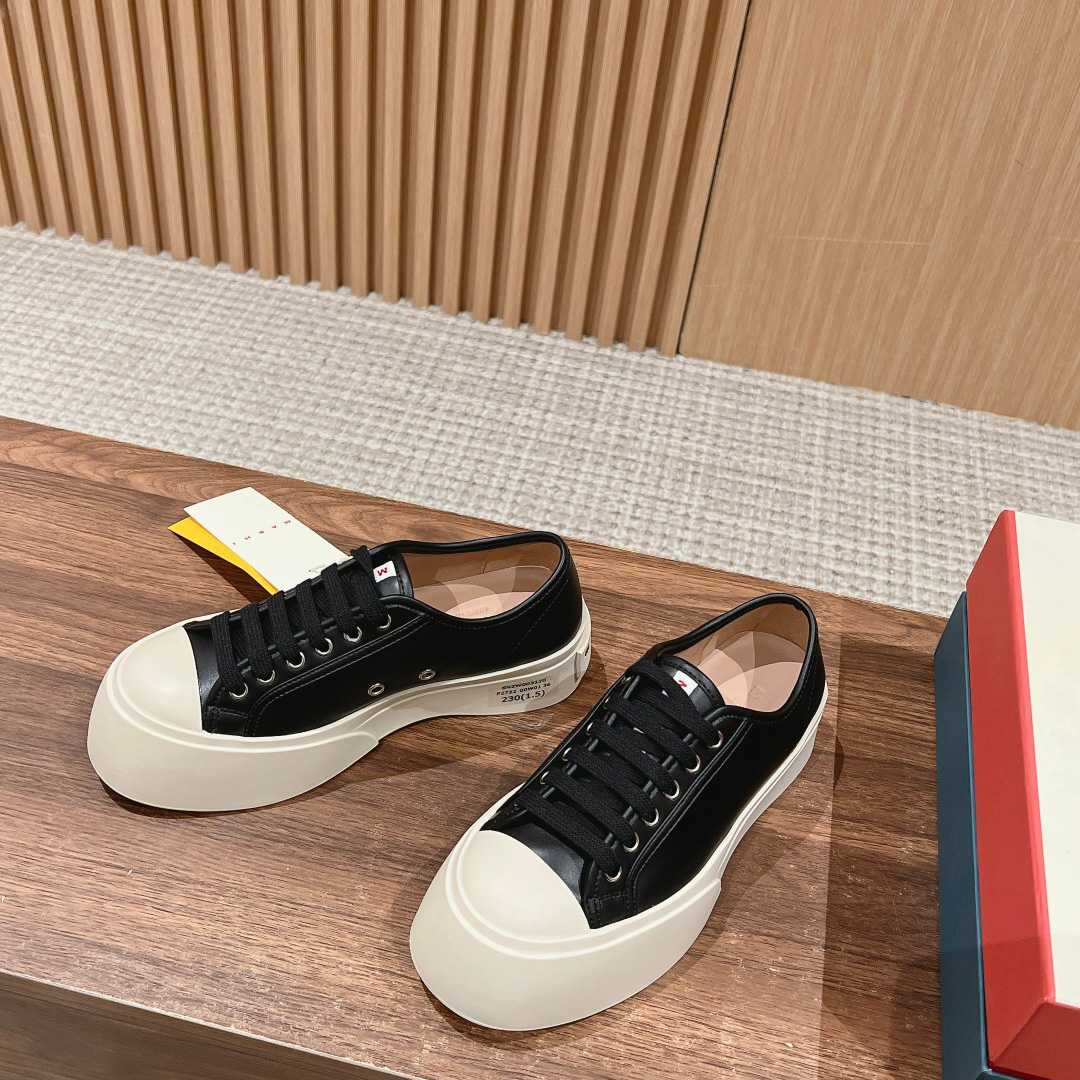 Marni Pablo Leather Sneakers  - DesignerGu