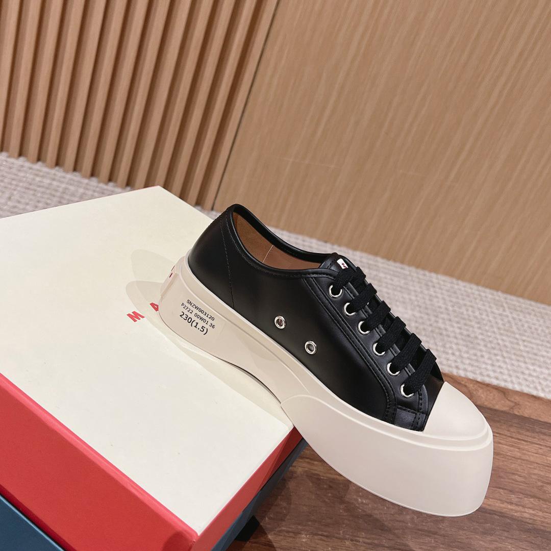 Marni Pablo Leather Sneakers  - DesignerGu