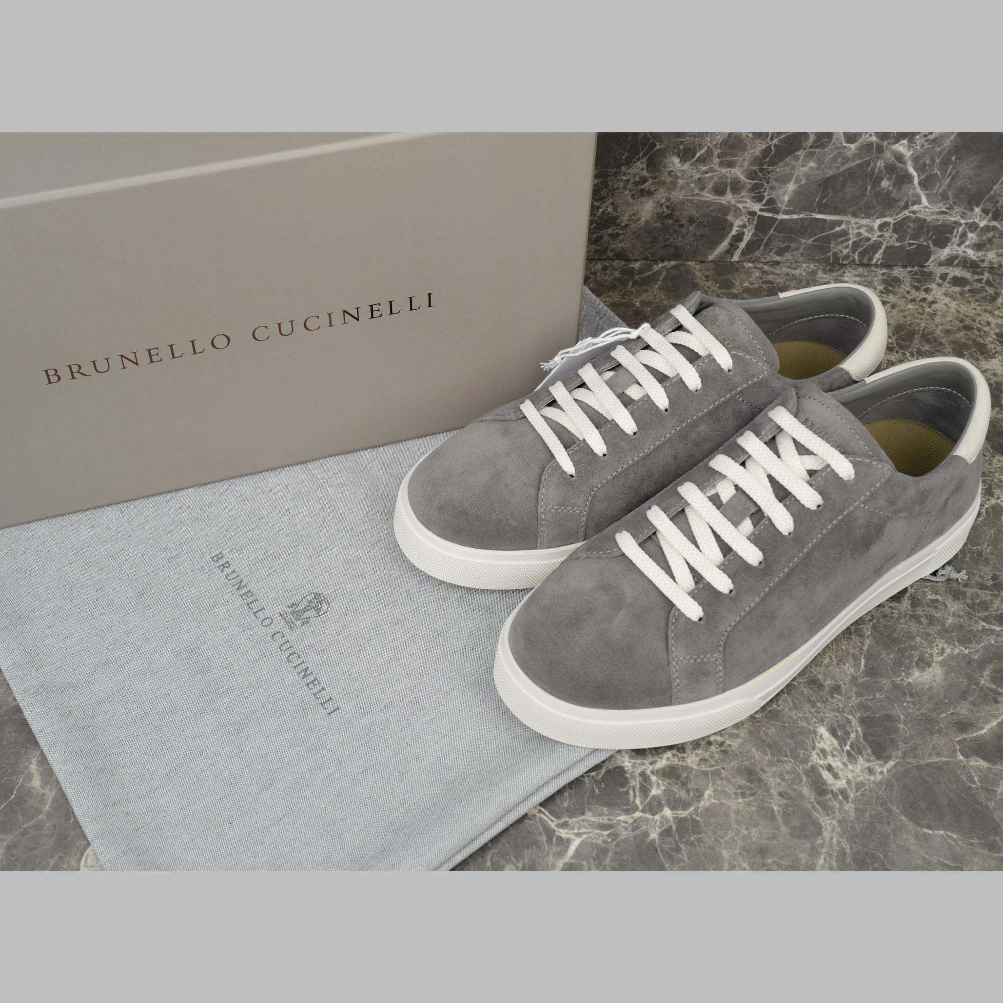 Brunello Cucinelli Suede Sneakers - DesignerGu