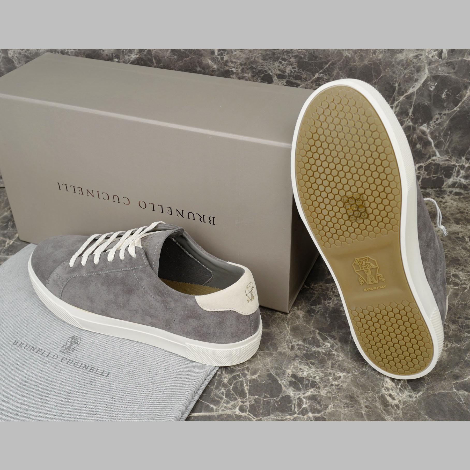 Brunello Cucinelli Suede Sneakers - DesignerGu