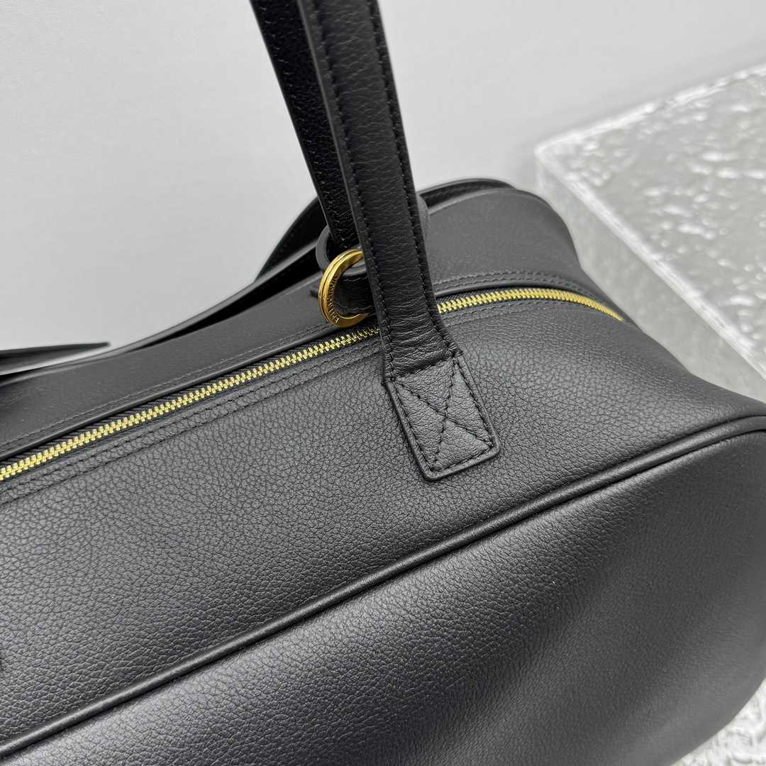 Balenciaga Carrie Bowling Bag Medium In Black  - DesignerGu