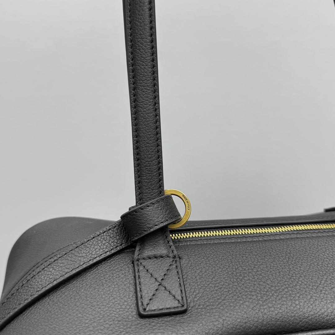 Balenciaga Carrie Bowling Bag Medium In Black  - DesignerGu