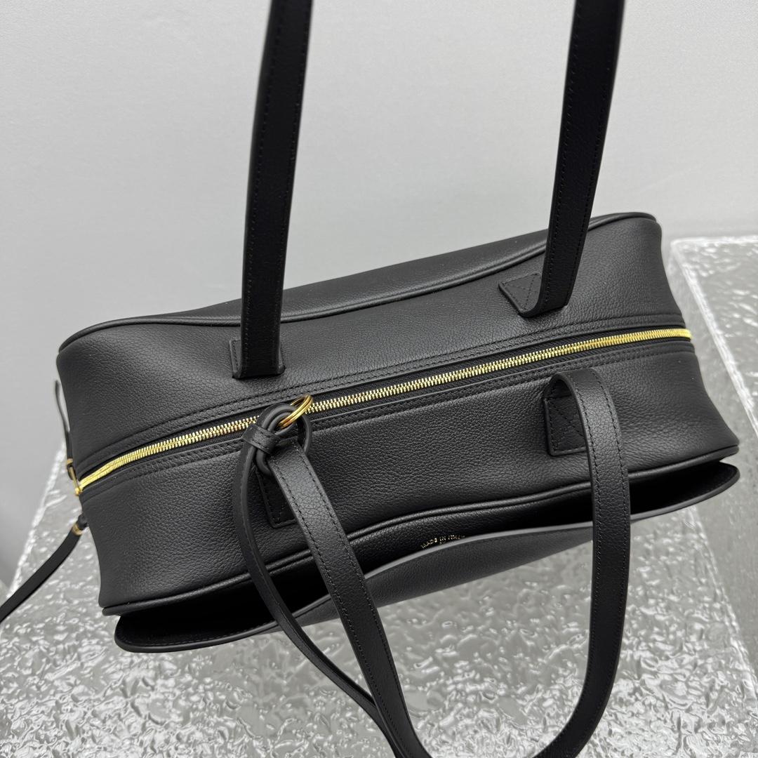 Balenciaga Carrie Bowling Bag Medium In Black  - DesignerGu