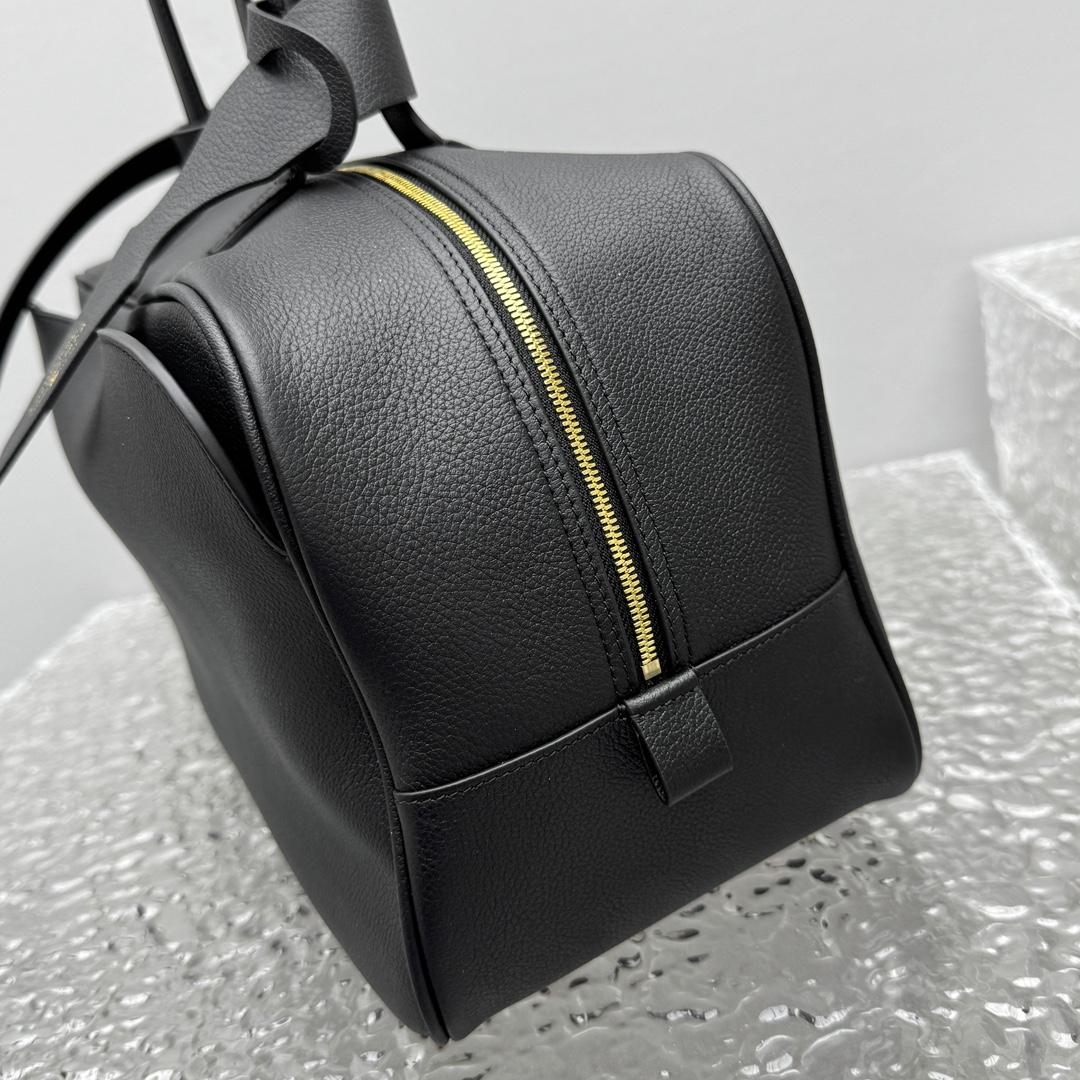 Balenciaga Carrie Bowling Bag Medium In Black  - DesignerGu