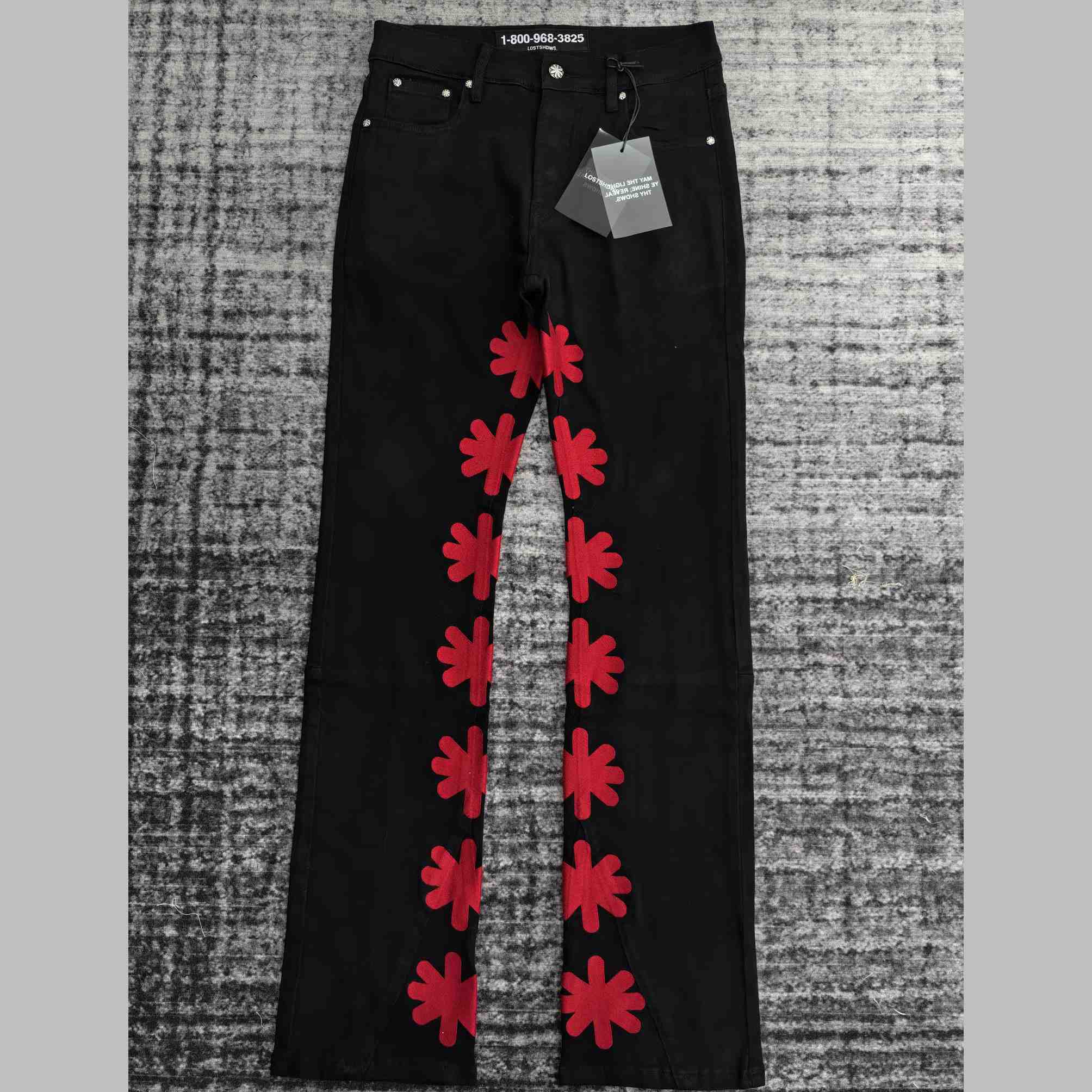 Lost Shadows  Red Waxed Denim   709 - DesignerGu