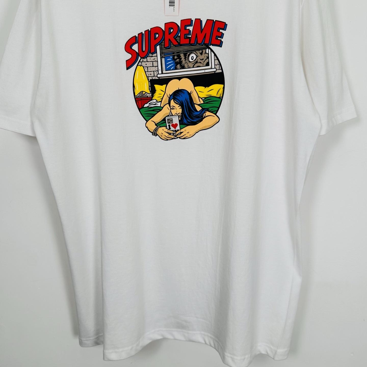 Supreme Bedroom Tee 'White' - DesignerGu