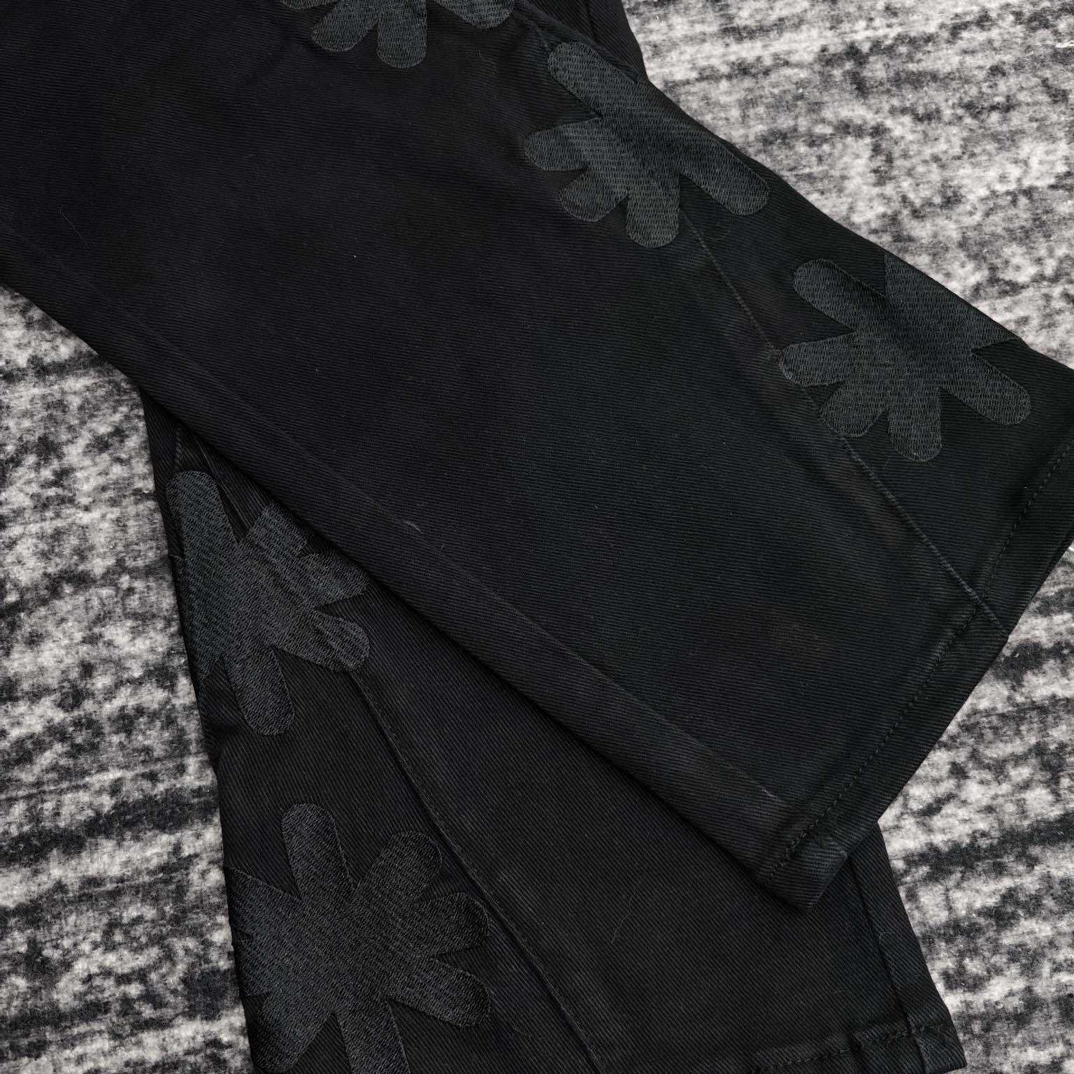 Lost Shadows Black Waxed Denim   707 - DesignerGu