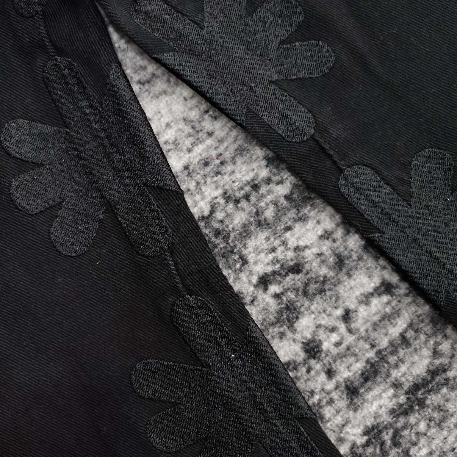 Lost Shadows Black Waxed Denim   707 - DesignerGu