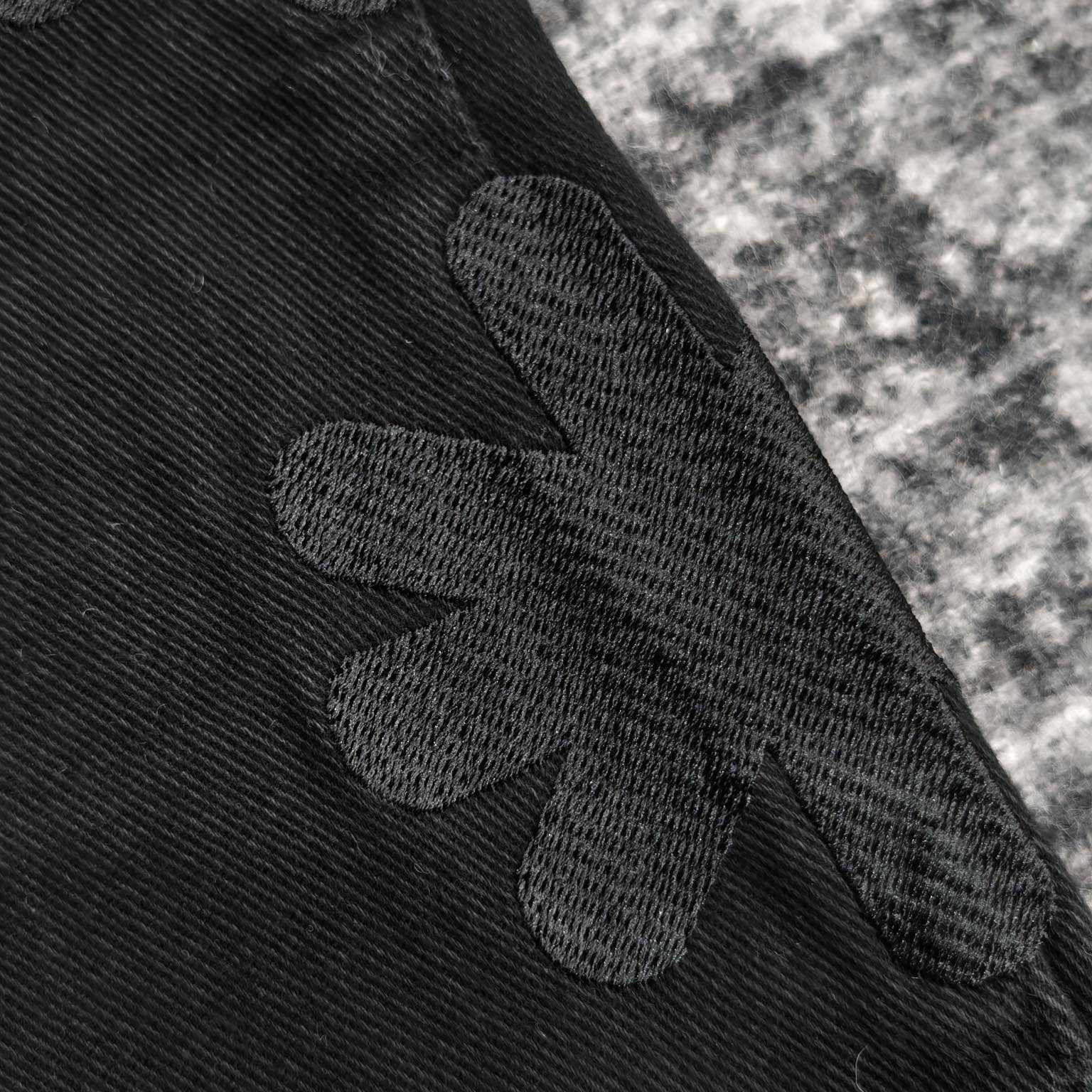 Lost Shadows Black Waxed Denim   707 - DesignerGu