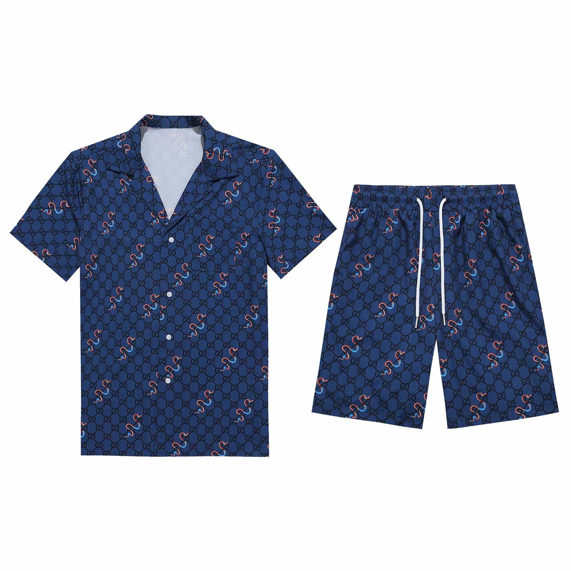 Gucci Silk Shirt And Short - DesignerGu