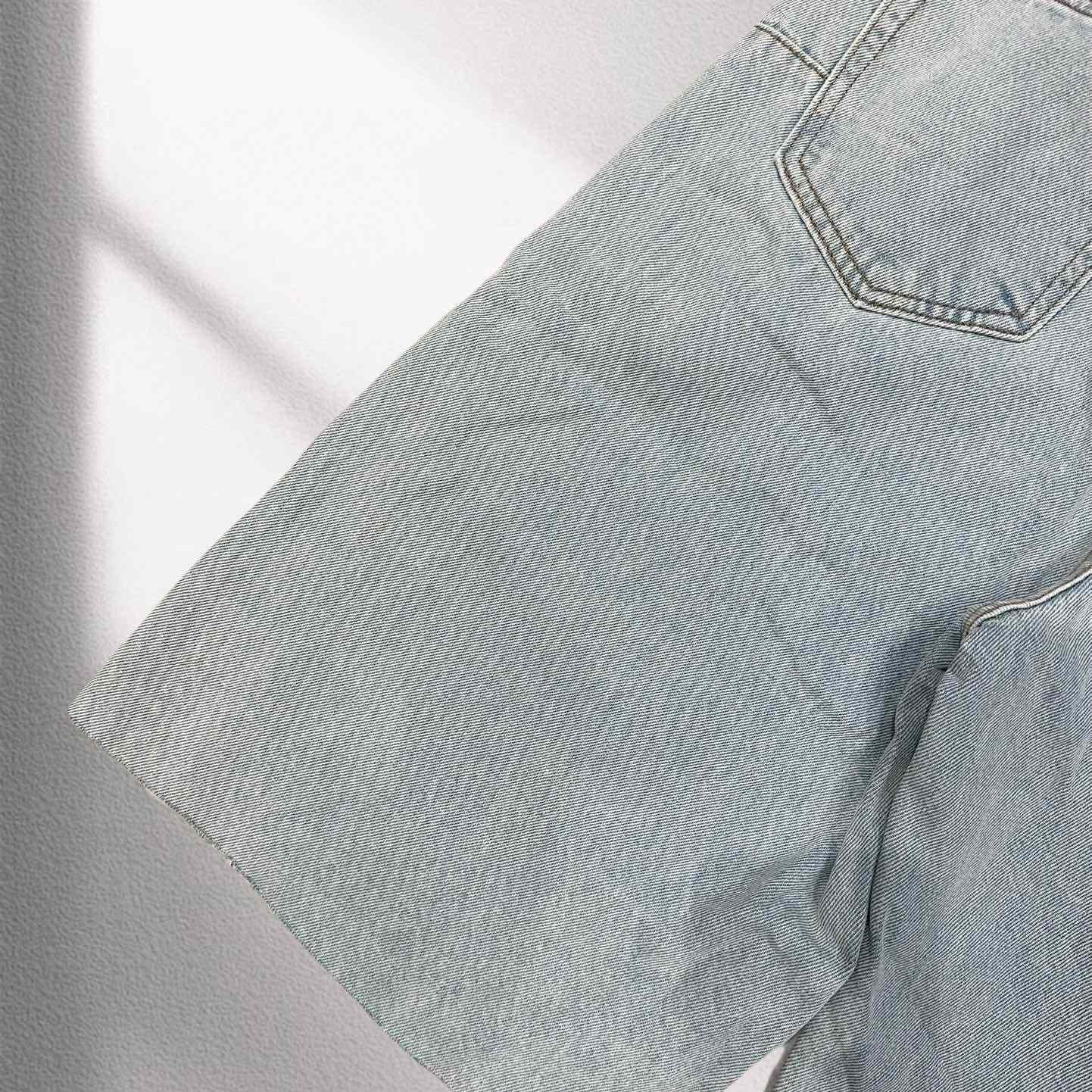 Purple-Brand Denim Shorts    6050 - DesignerGu