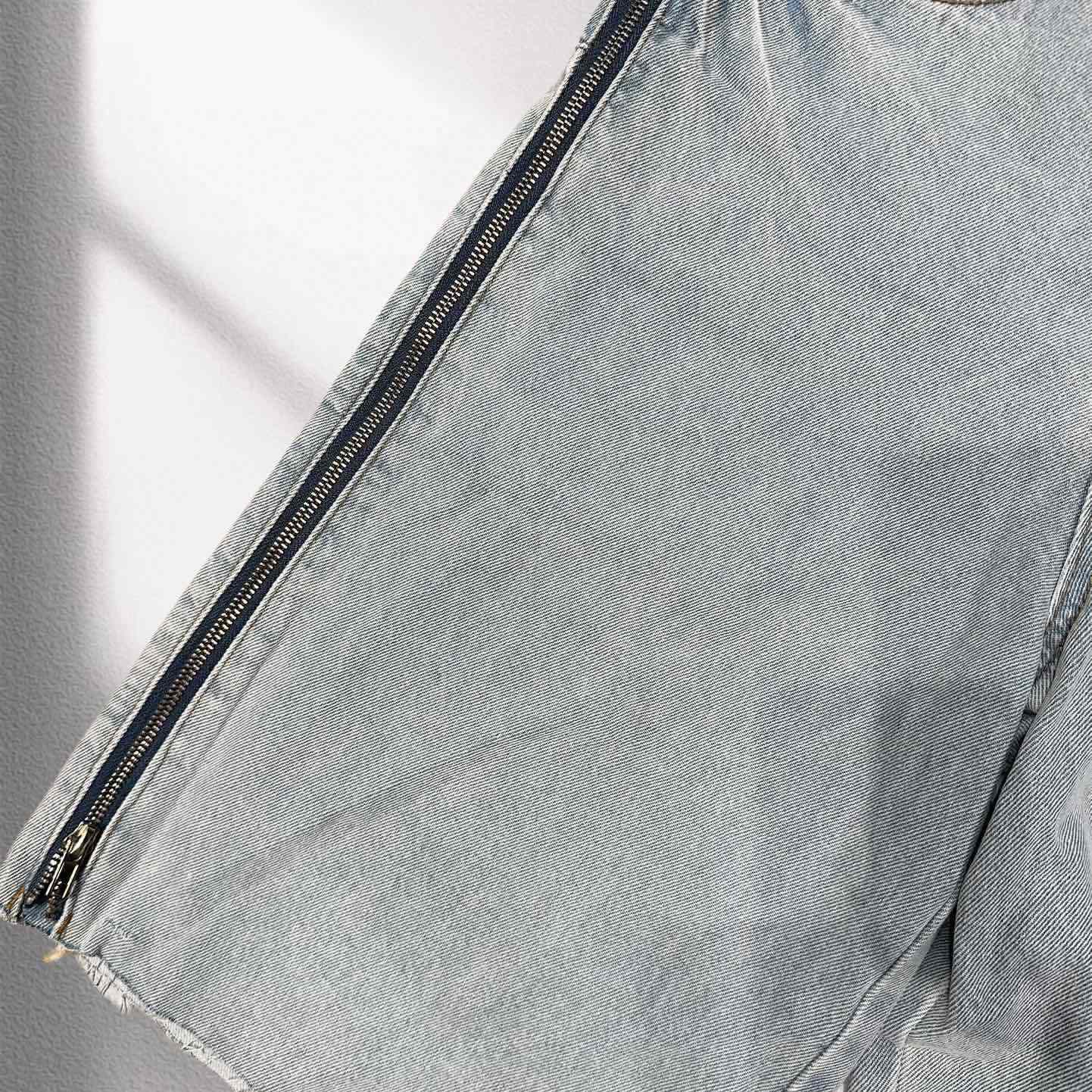 Purple-Brand Denim Shorts    6050 - DesignerGu
