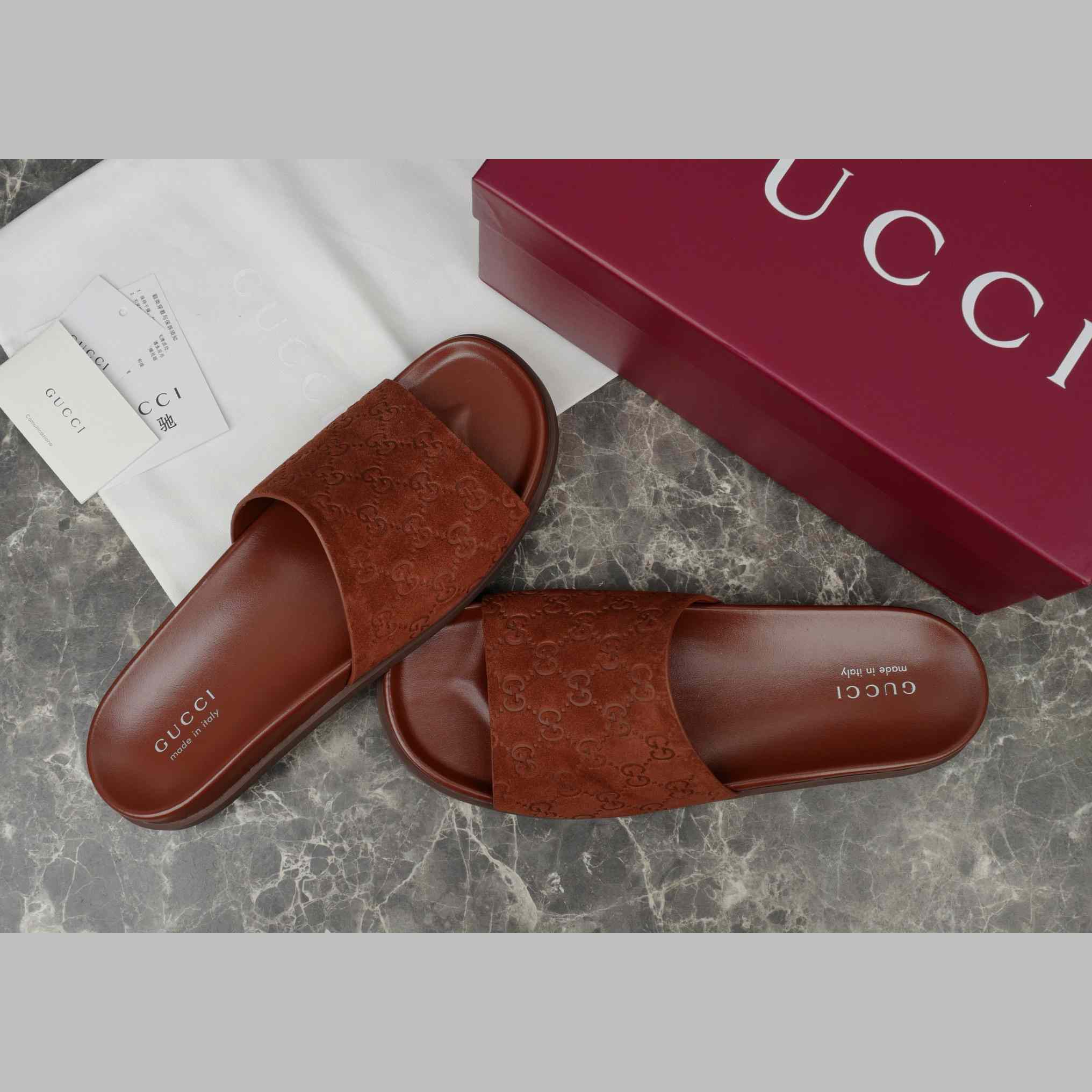 Gucci Men's Slide Sandal - DesignerGu