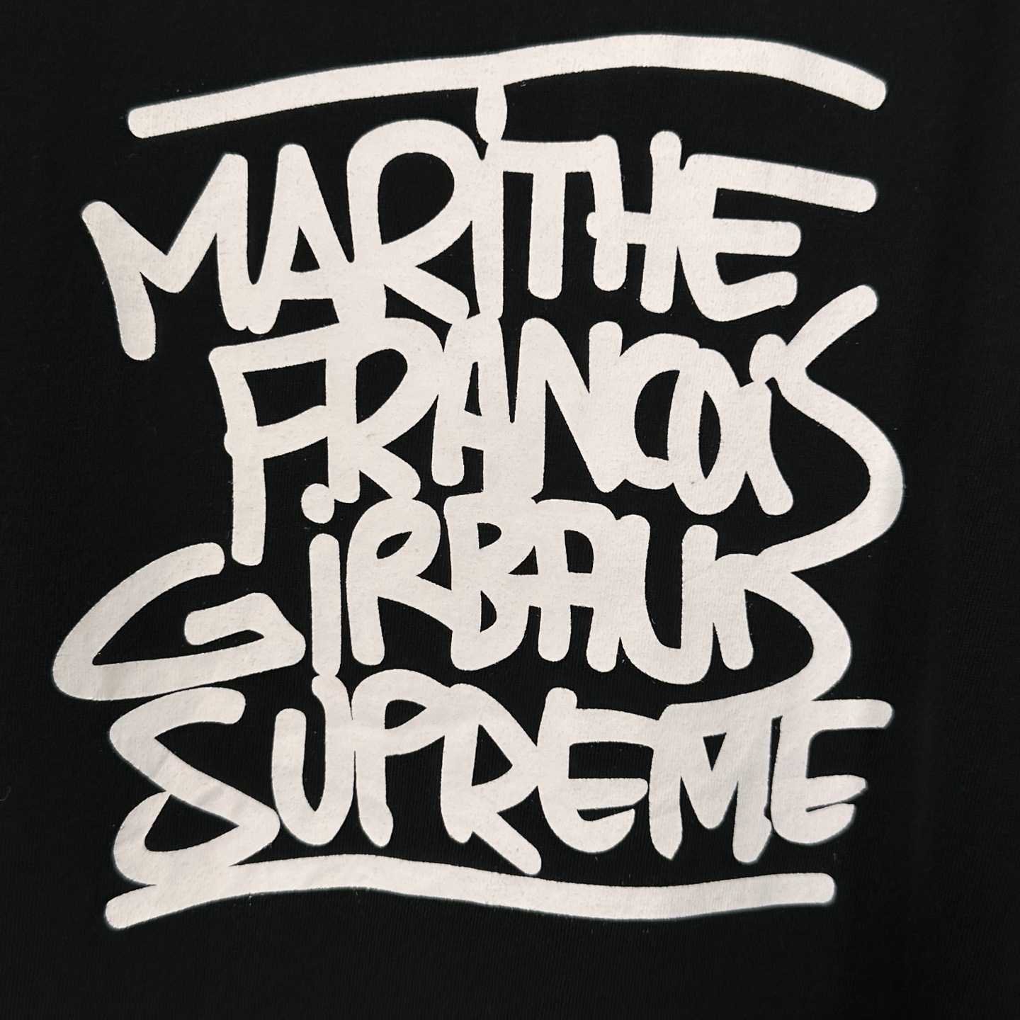 Supreme x Martithé + François Girbaud Tee 'Black' - DesignerGu