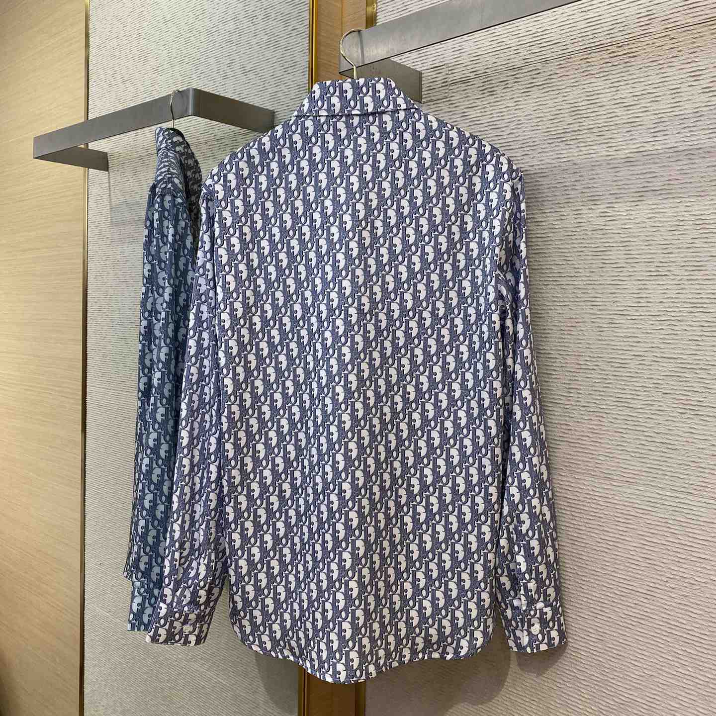 Dior Dior Oblique Long-Sleeved Shirt  - DesignerGu