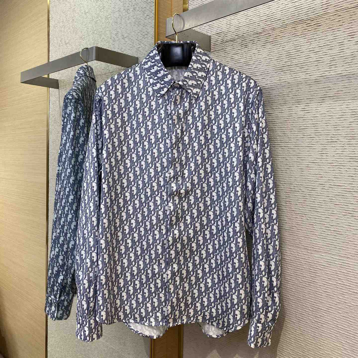 Dior Dior Oblique Long-Sleeved Shirt  - DesignerGu