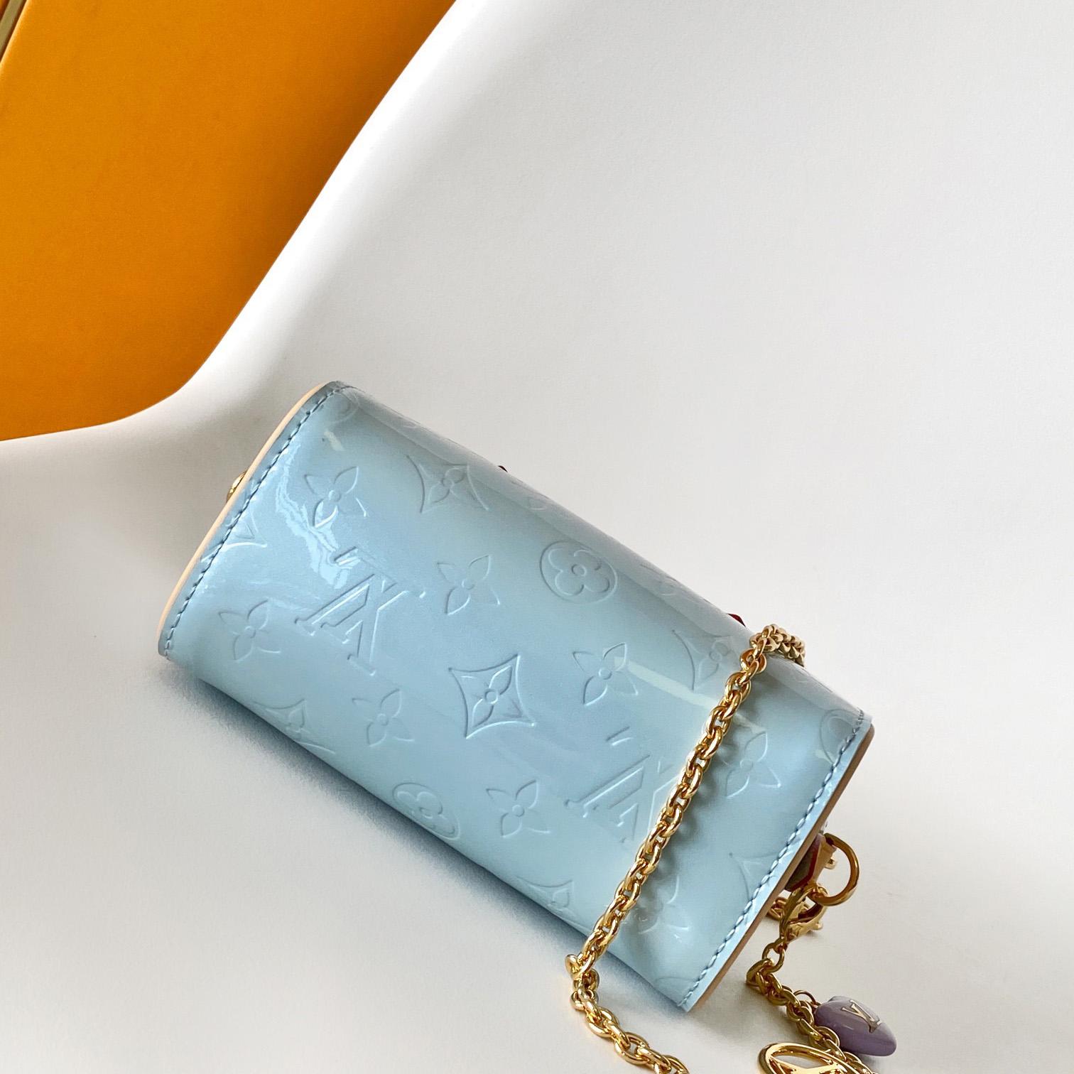 Louis Vuitton Nano Speedy Monogram Vernis Leather  16x10x7.5cm  M83000 - DesignerGu