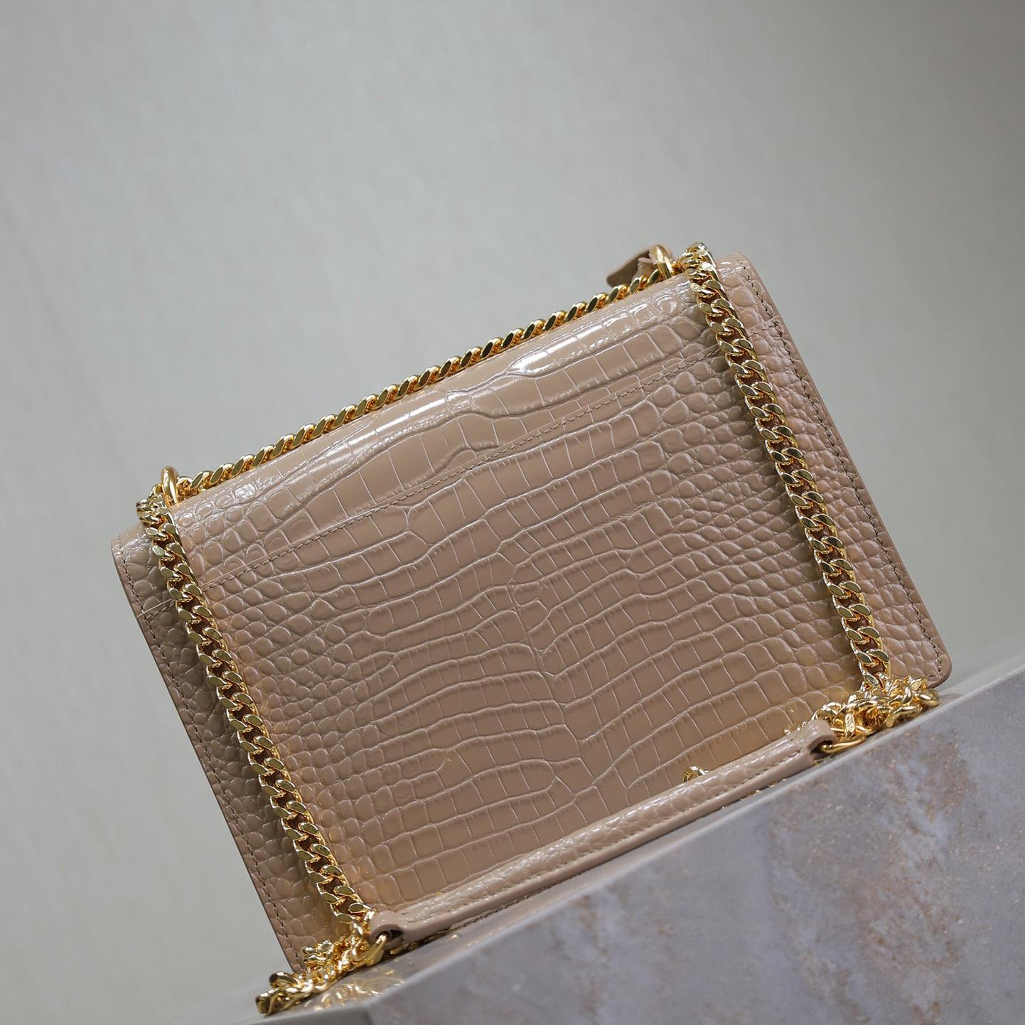 Saint Laurent Women Sunset Medium Leather Shoulder Bag （22x8x16 cm） - DesignerGu